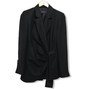 ZARA Black Side-Tie Blazer 💕